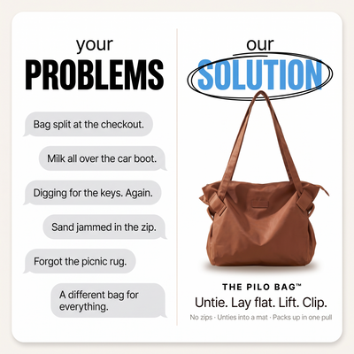 Your problems, our solution: the Pilo Bag